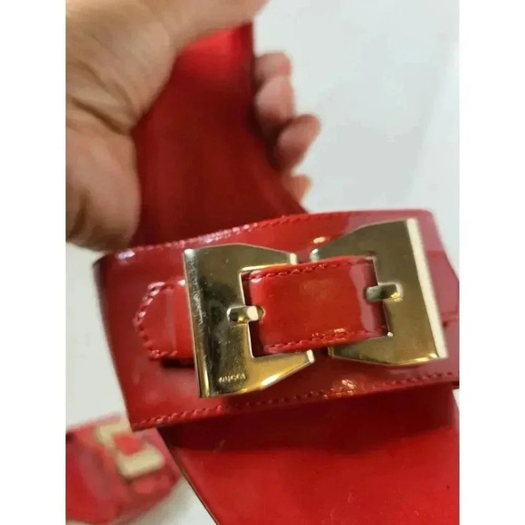 Gucci Patent Leather Slides Size 10B - Picture 8 of 8
